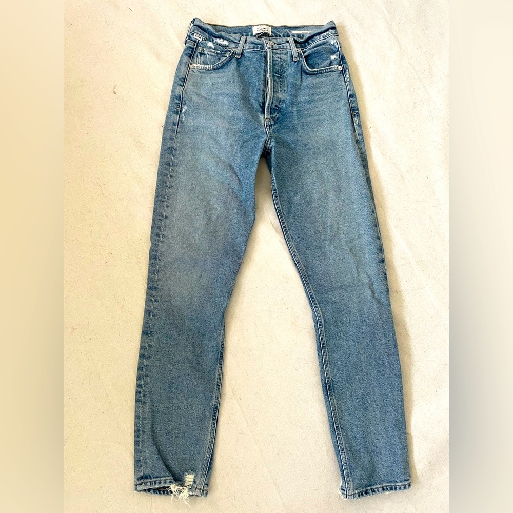 Citizens of humanity charlotte jean high rise straight leg